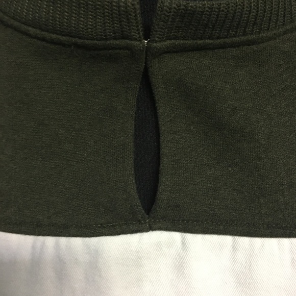 ZARA Ribbed Sweater Pullover in Olive Green - Picture 5 of 7